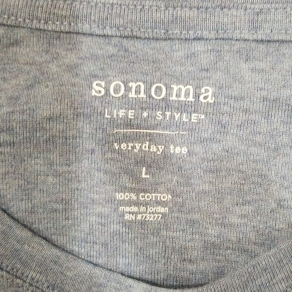 Sonoma life+style women's ever day tee size large - Picture 8 of 8